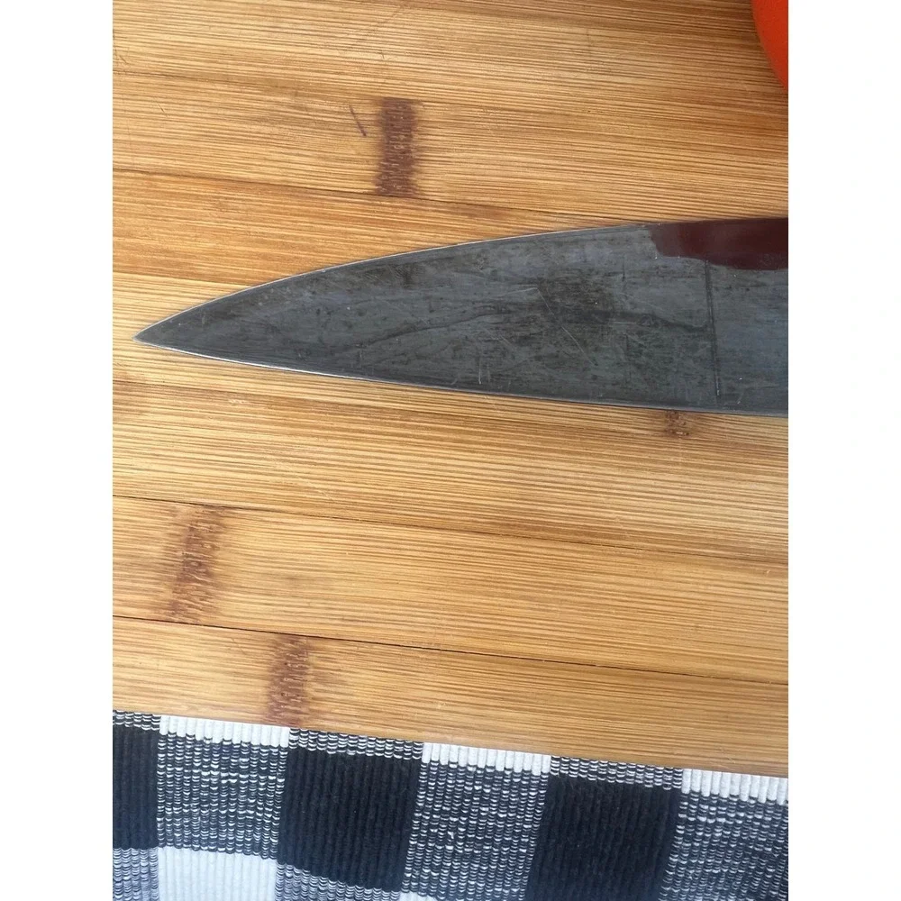 Schmidt Bros Project X-PX22 8 Inch Stainless Steel‎ Chef Knife Black Handle